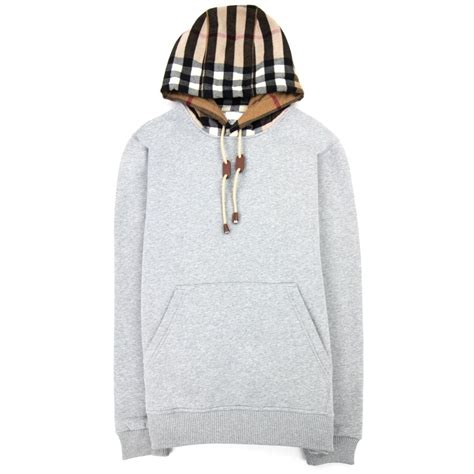 burberry fleece-back cotton-blend jersey sweatshirt|Burberry Check Cotton Blend Hoodie .